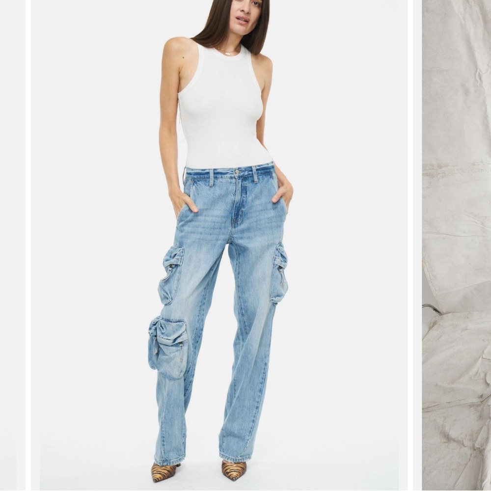 Loose Midrise Utility Jean
